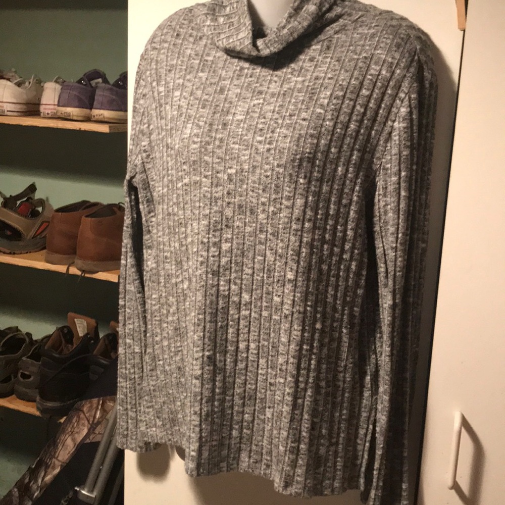 Mock turtleneck sweater